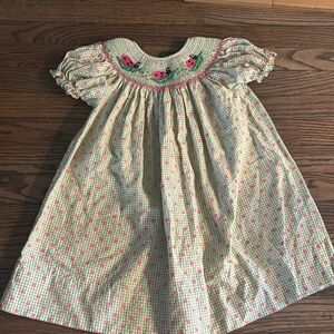 Ladybug smocking dress